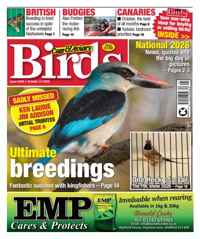 Cage & Aviary Birds issue 14th October 2026