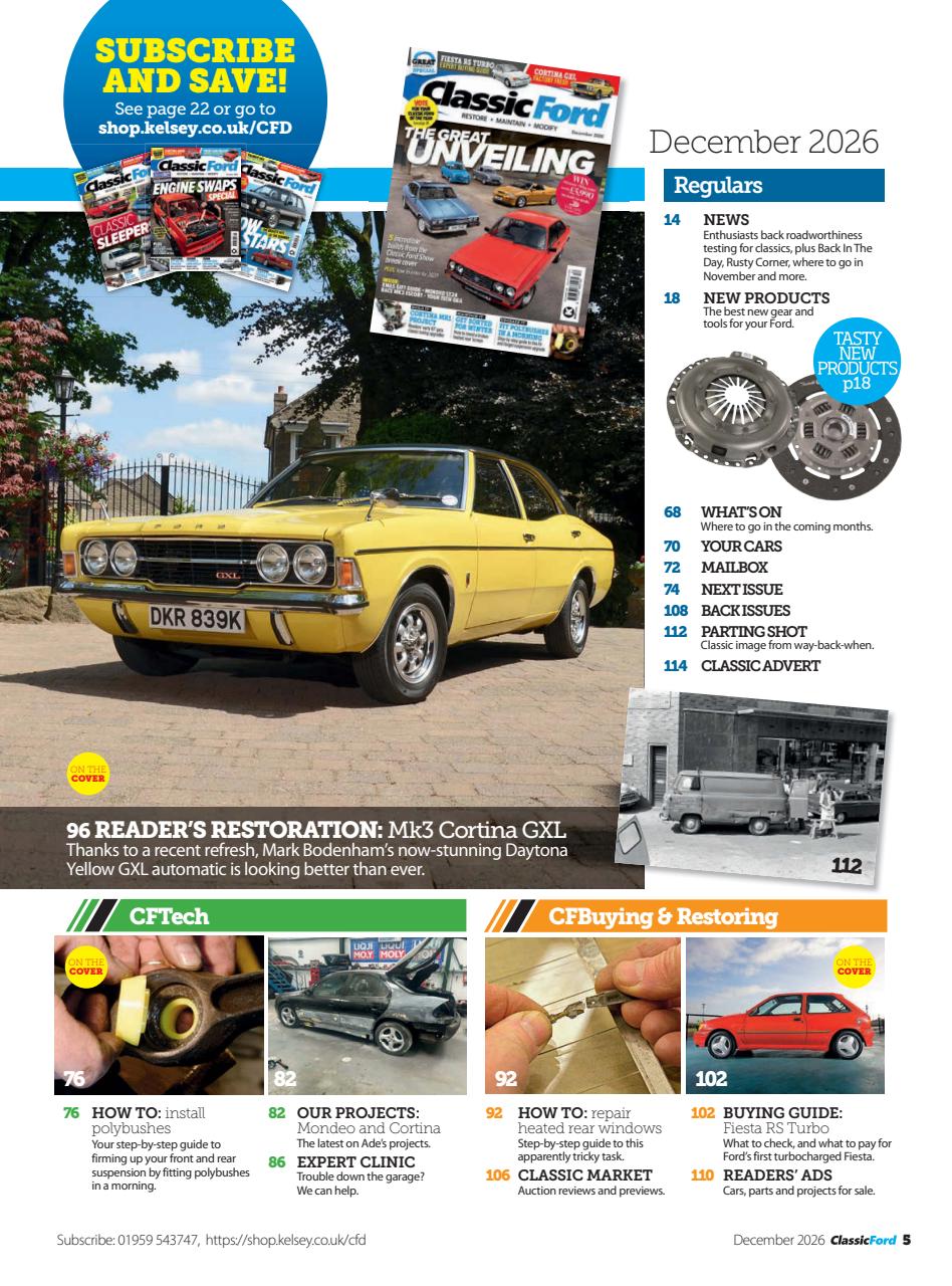 Classic Ford Preview Pages