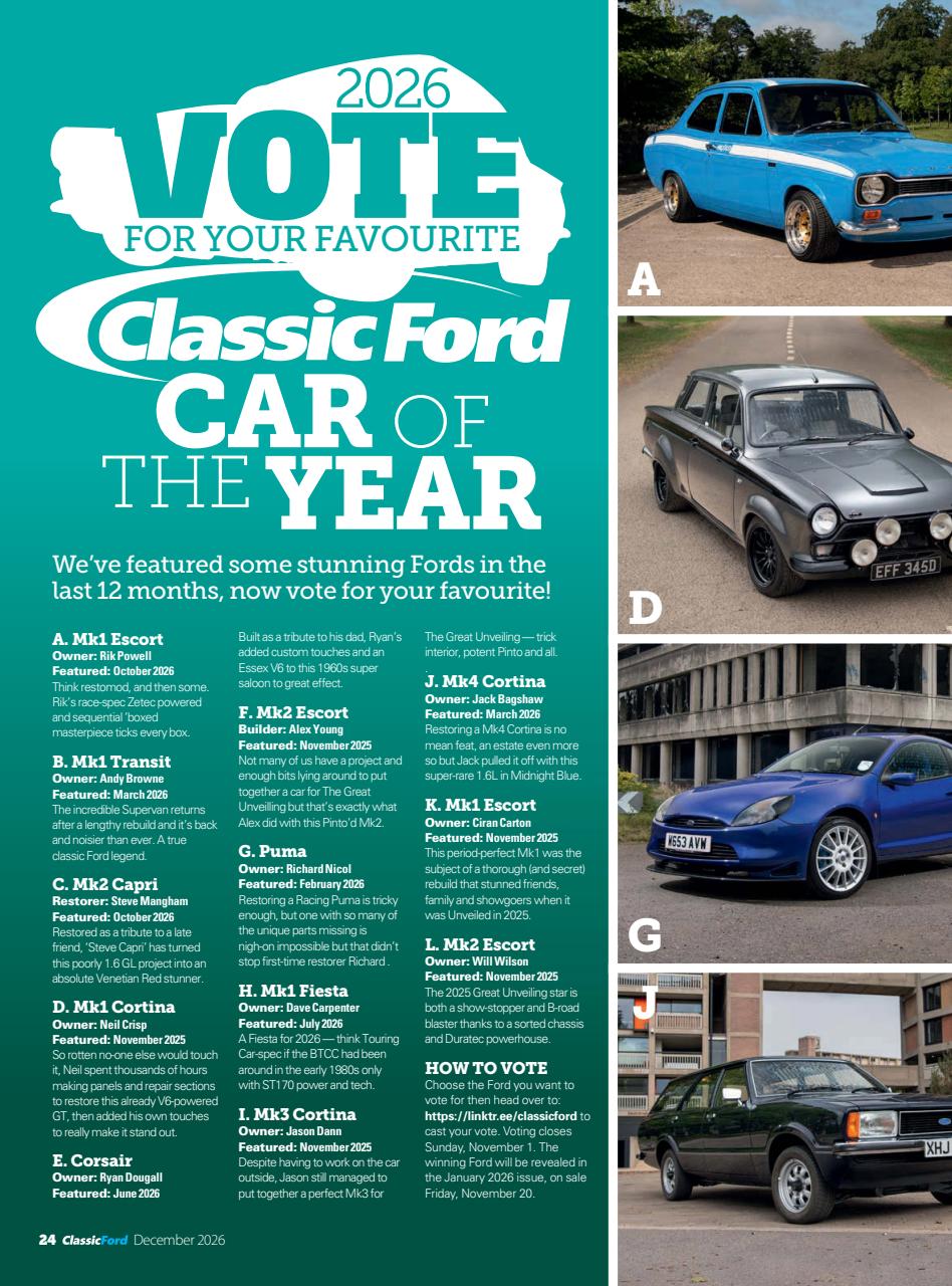 Classic Ford Preview Pages