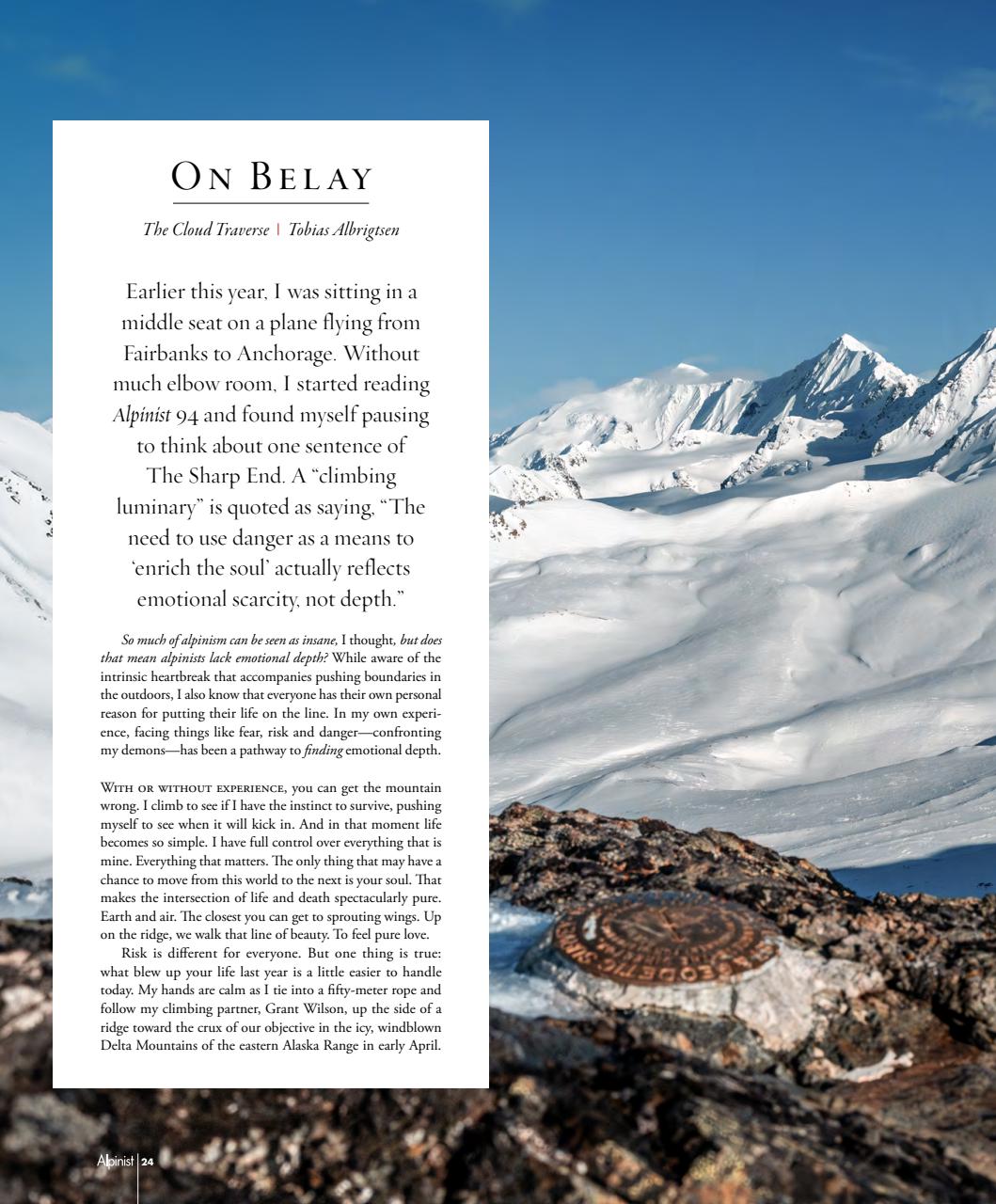 Alpinist Preview Pages