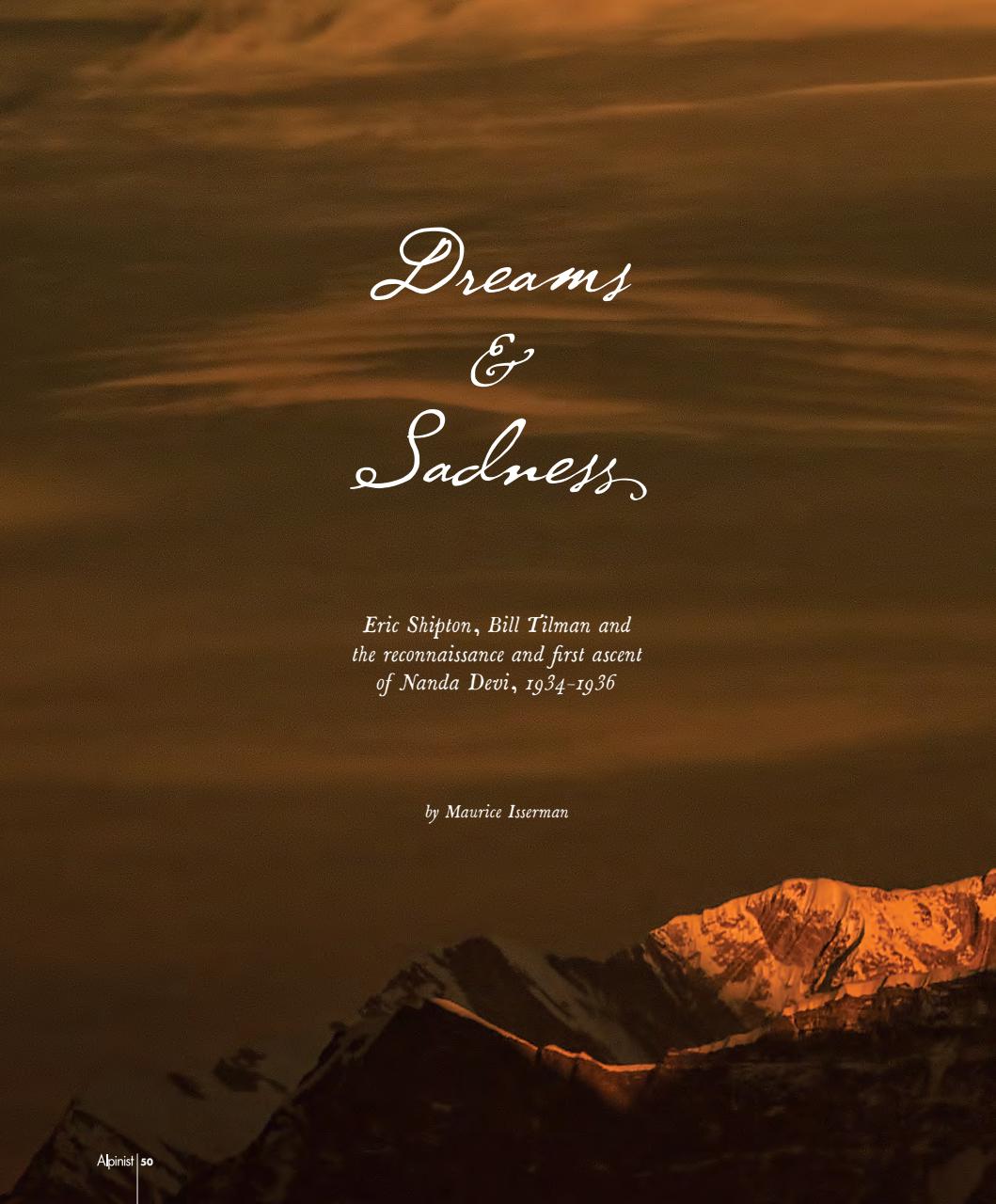 Alpinist Preview Pages