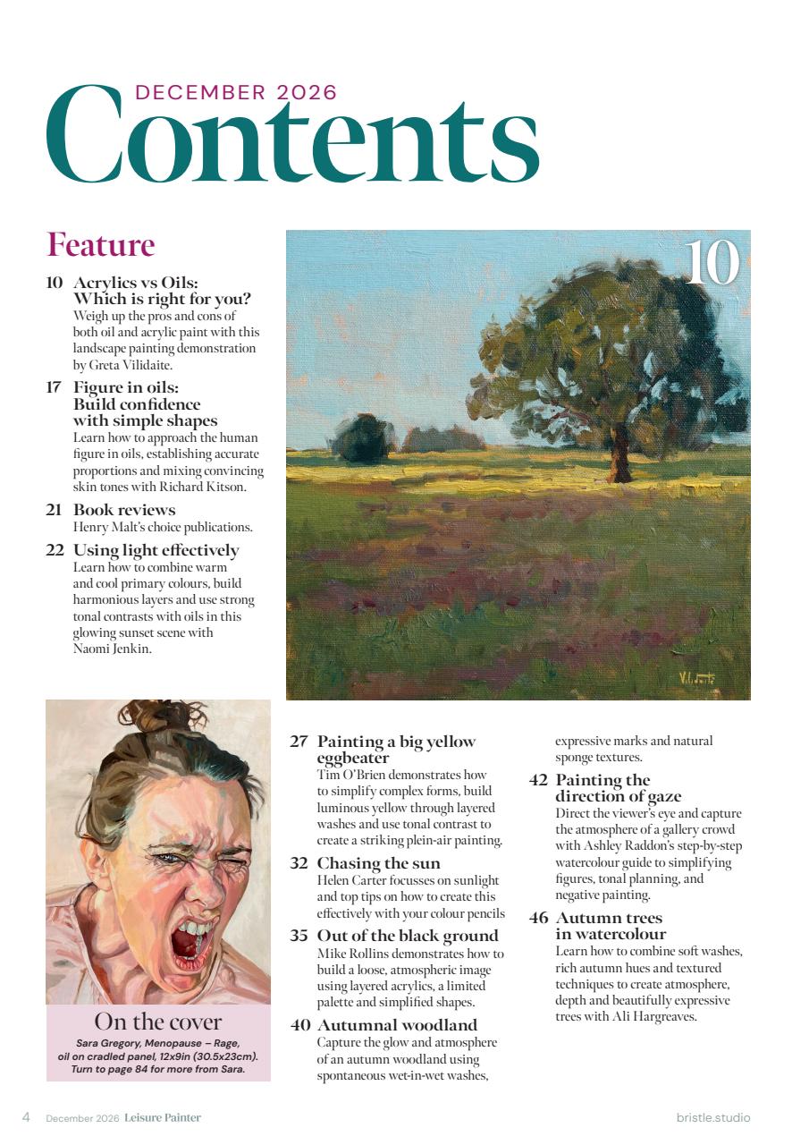 Leisure Painter & The Artist Preview Pages