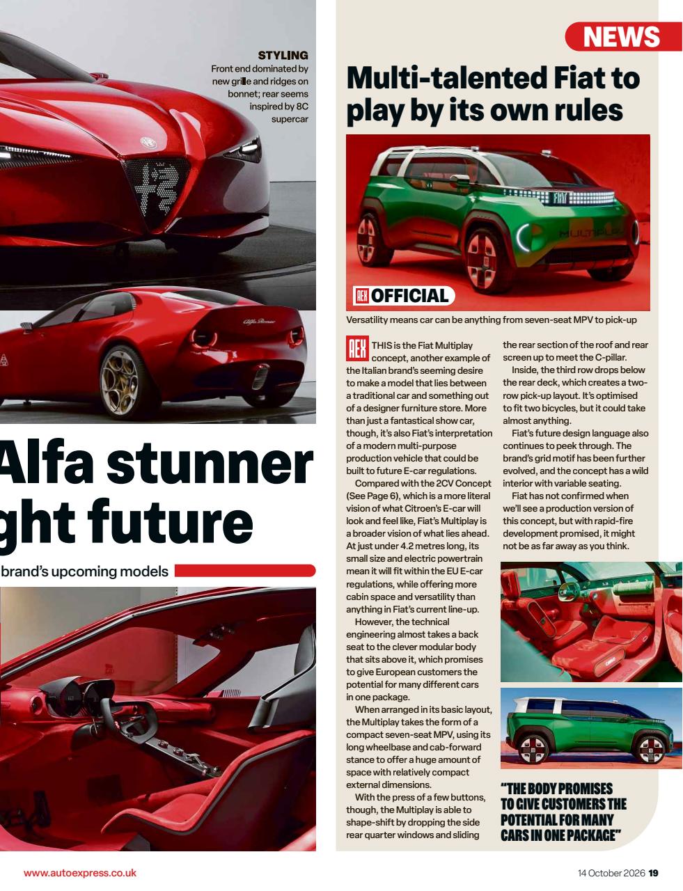 Auto Express Preview Pages