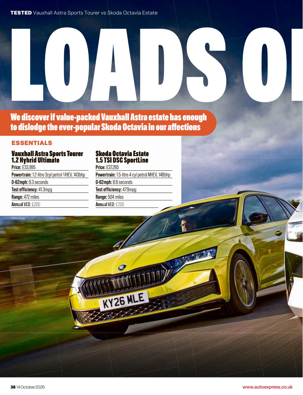 Auto Express Preview Pages