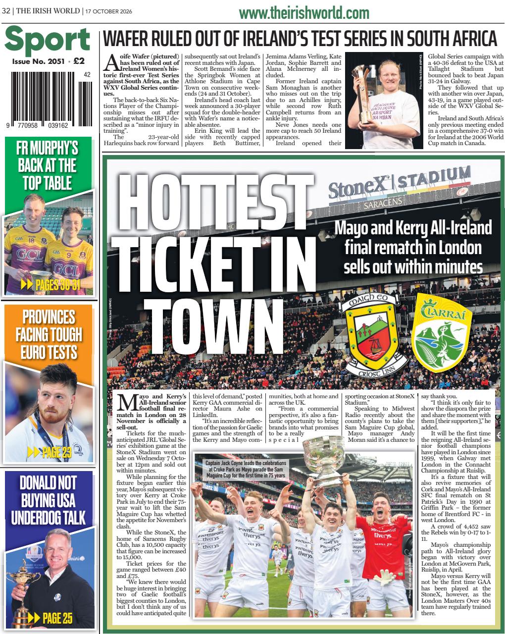Irish World Preview Pages