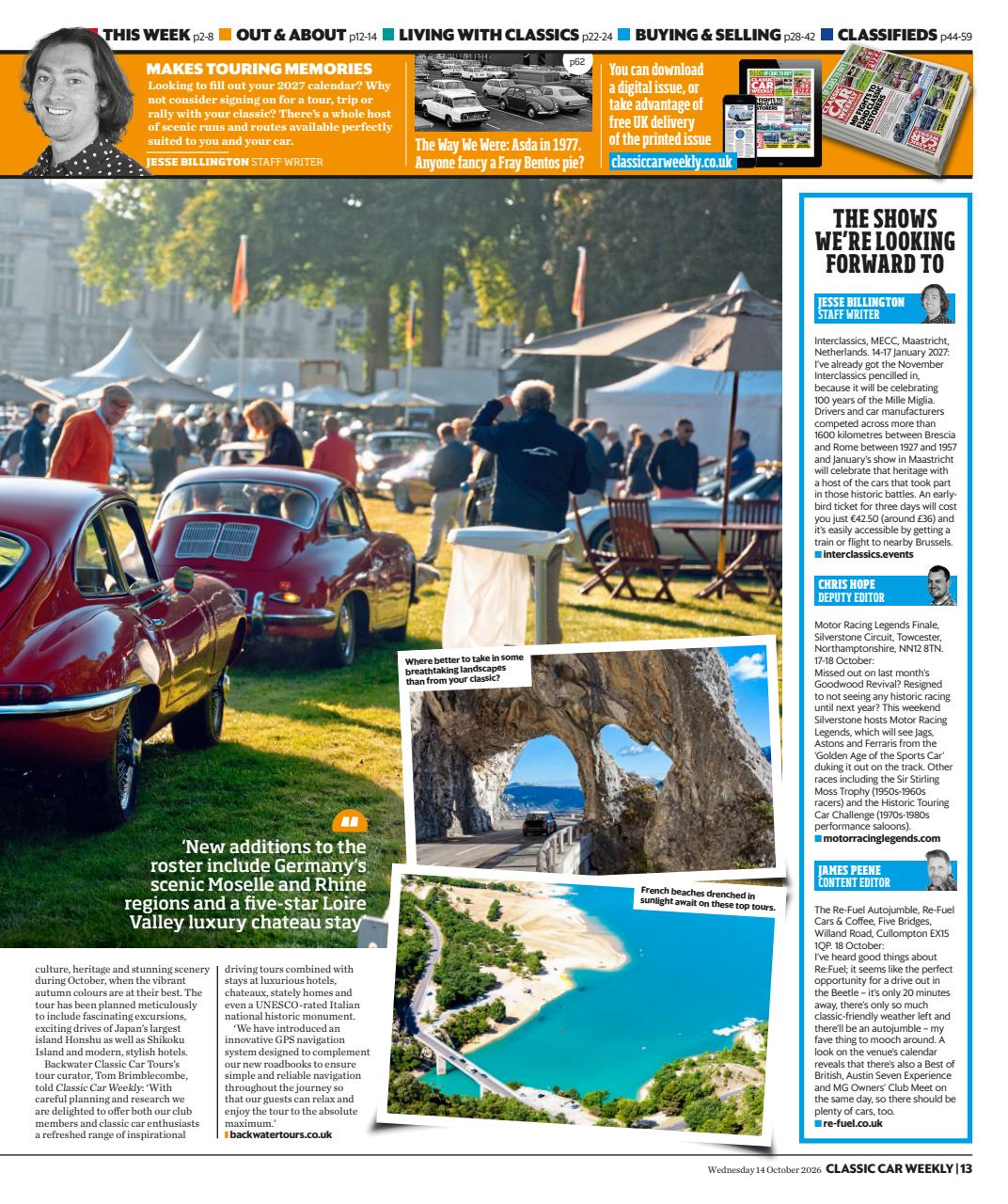 Classic Car Weekly Preview Pages