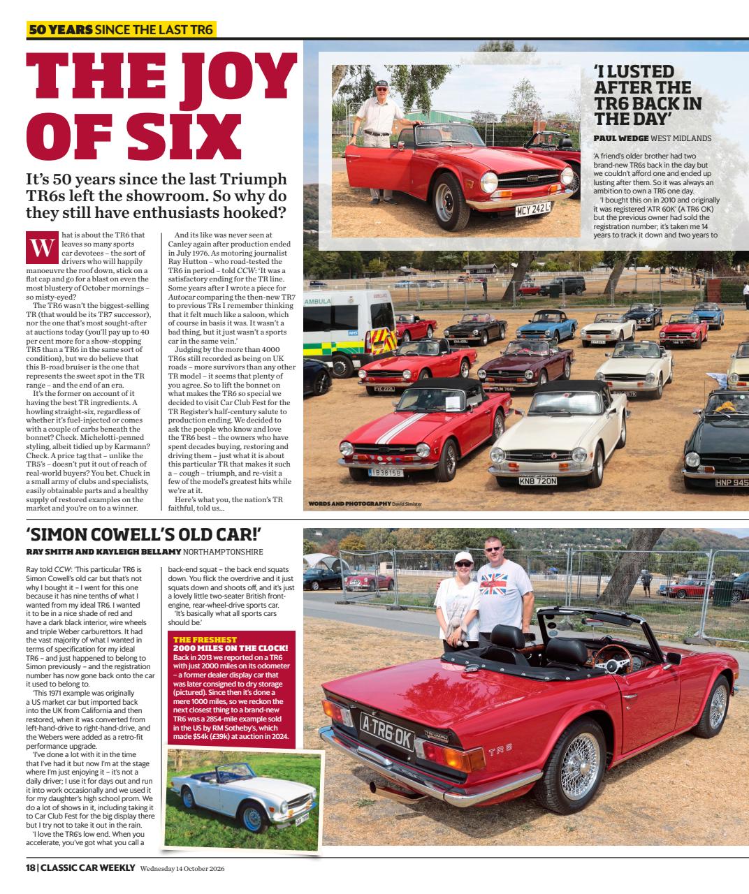 Classic Car Weekly Preview Pages