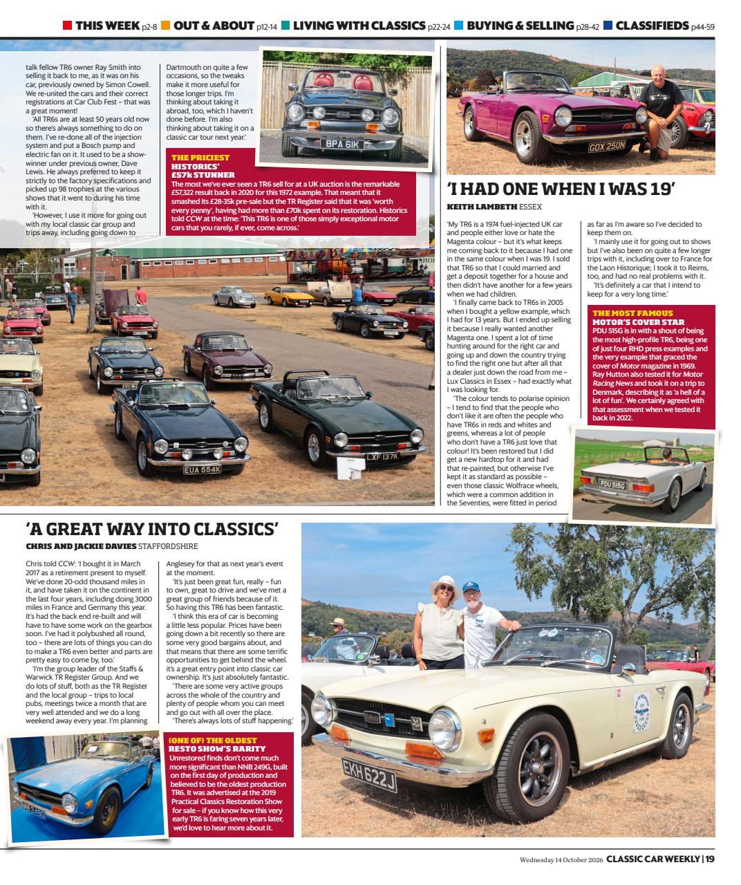Classic Car Weekly Preview Pages