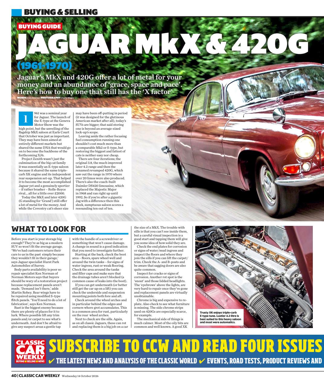 Classic Car Weekly Preview Pages