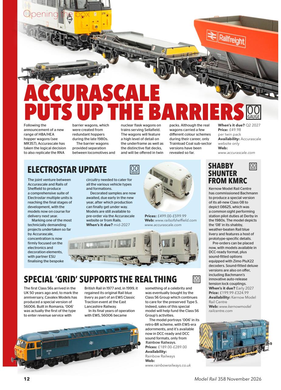 Model Rail Preview Pages
