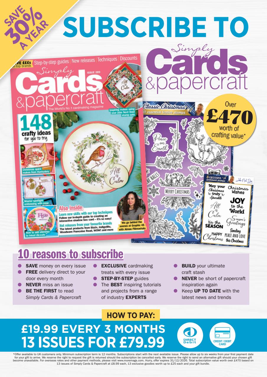 Simply Cards & Papercraft Preview Pages