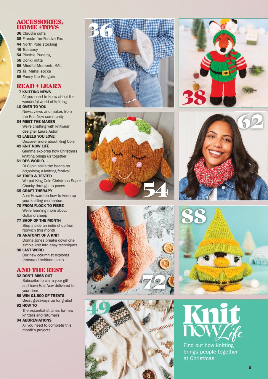 Knit Now Preview Pages