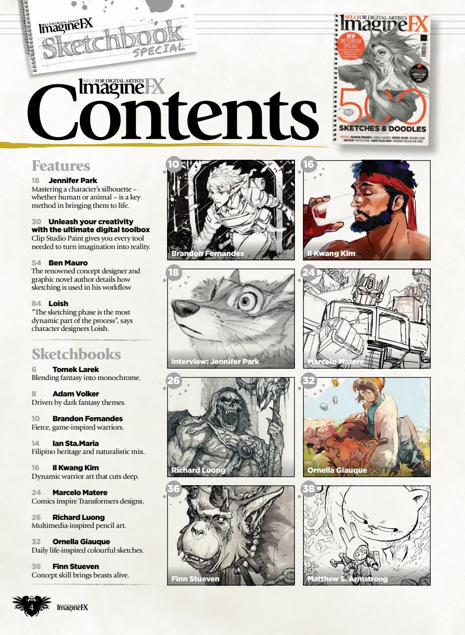 ImagineFX Preview Pages