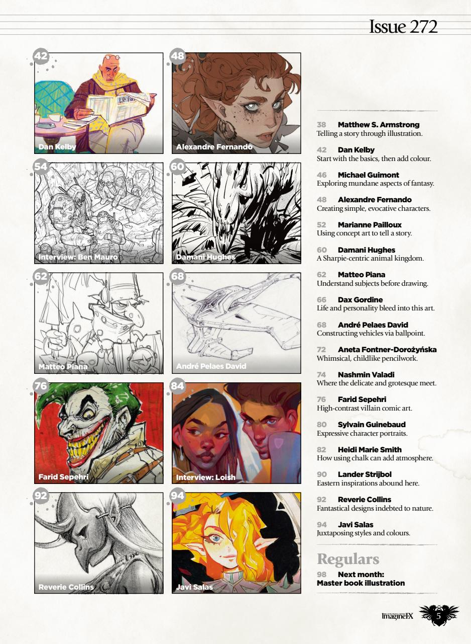 ImagineFX Preview Pages