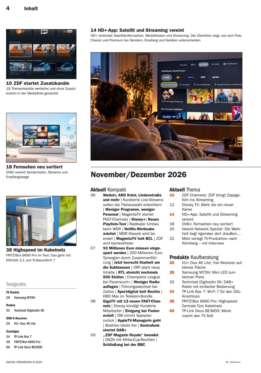 Digital Fernsehen Preview Pages