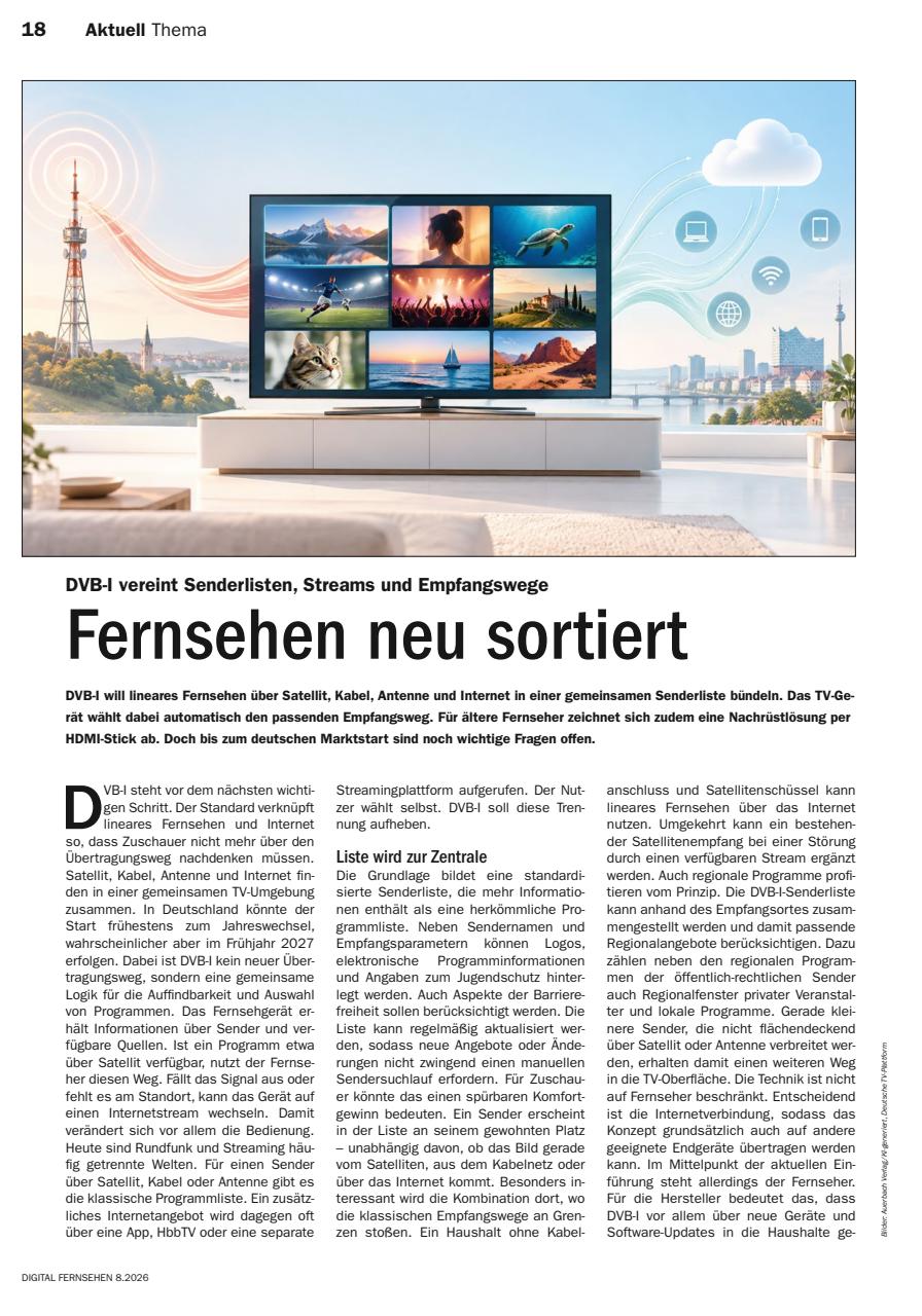 Digital Fernsehen Preview Pages