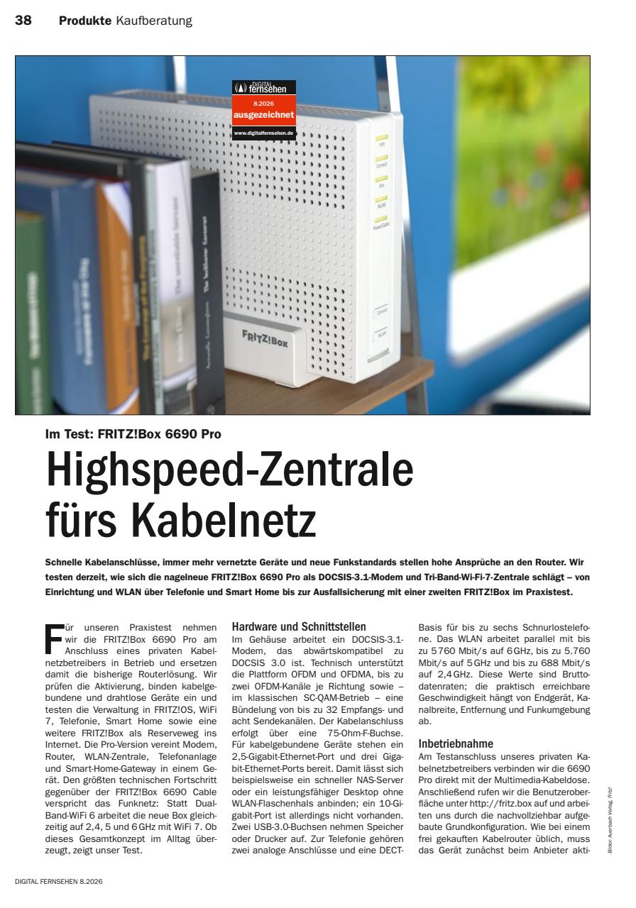 Digital Fernsehen Preview Pages