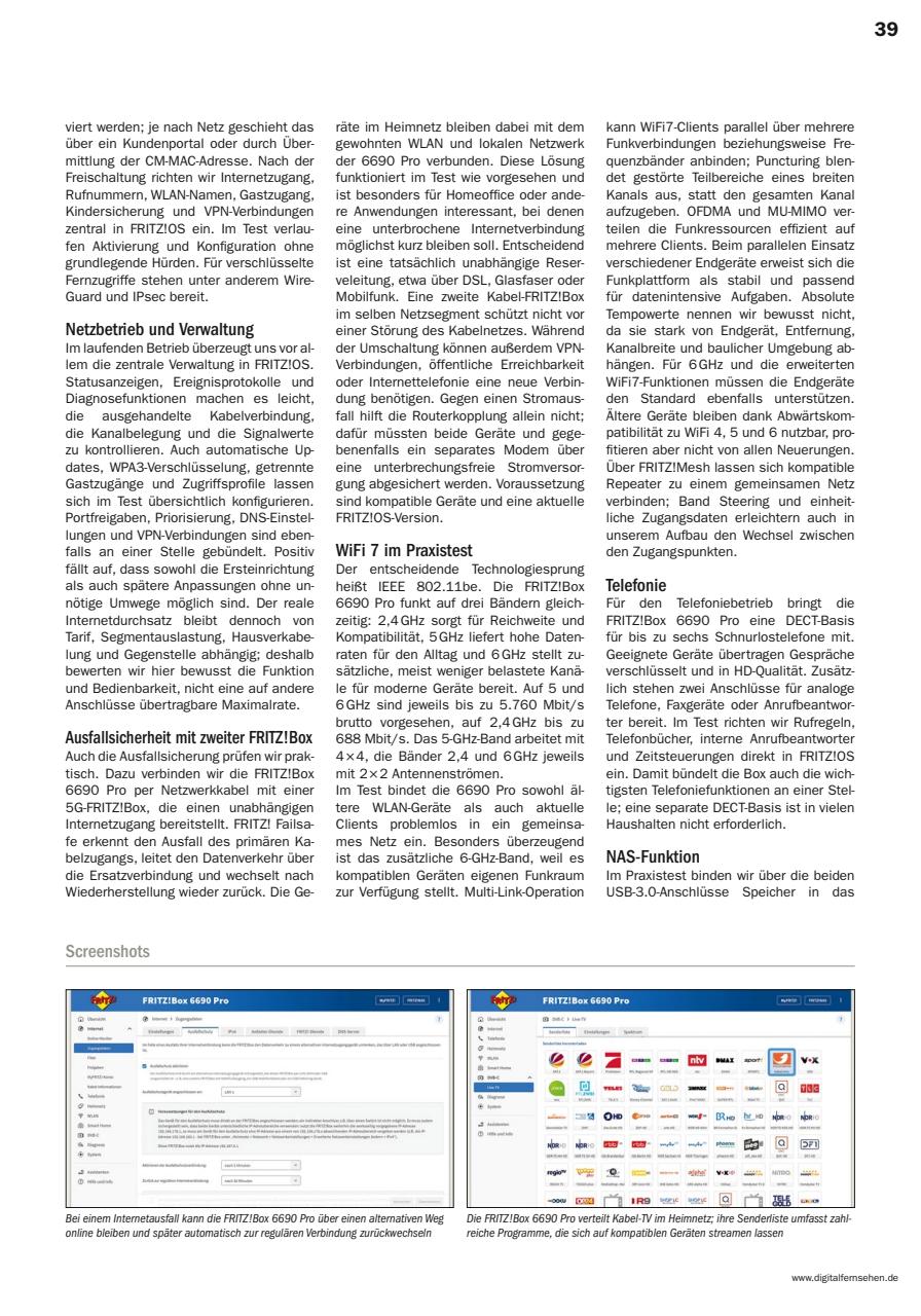 Digital Fernsehen Preview Pages