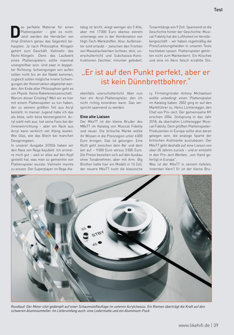 Audio Test Preview Pages