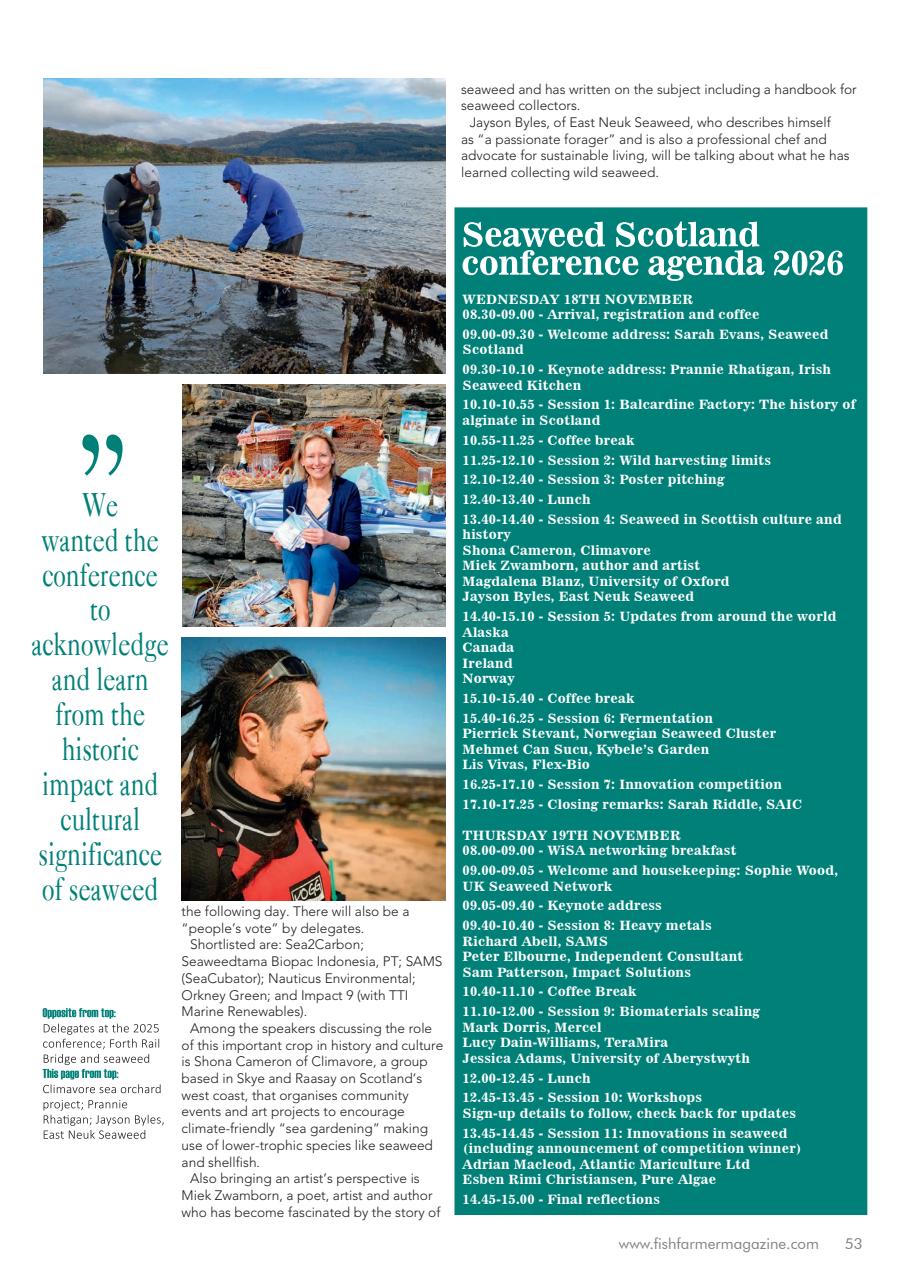 Fish Farmer Magazine Preview Pages