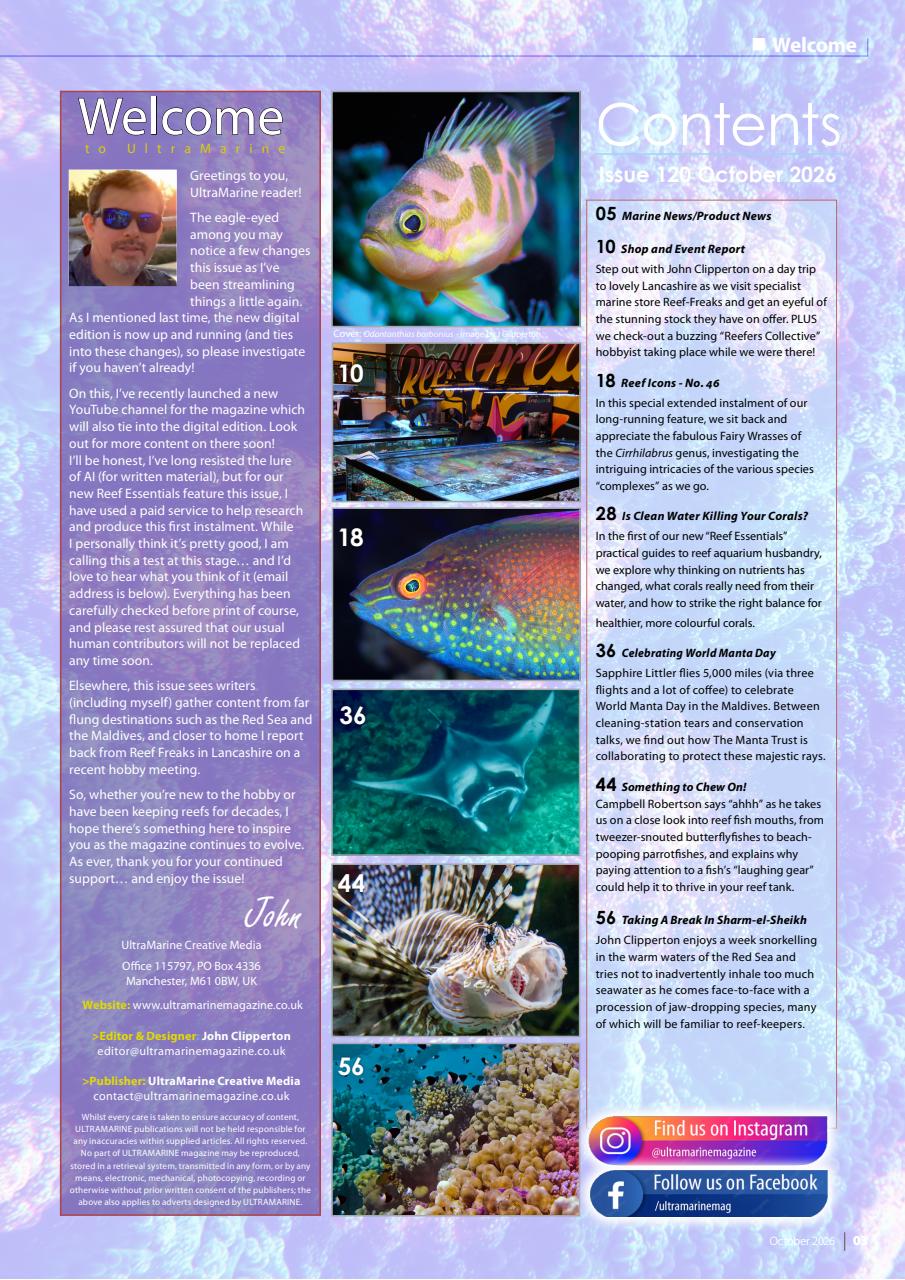 UltraMarine Magazine Preview Pages