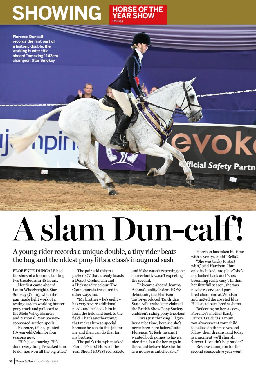 Horse & Hound Preview Pages