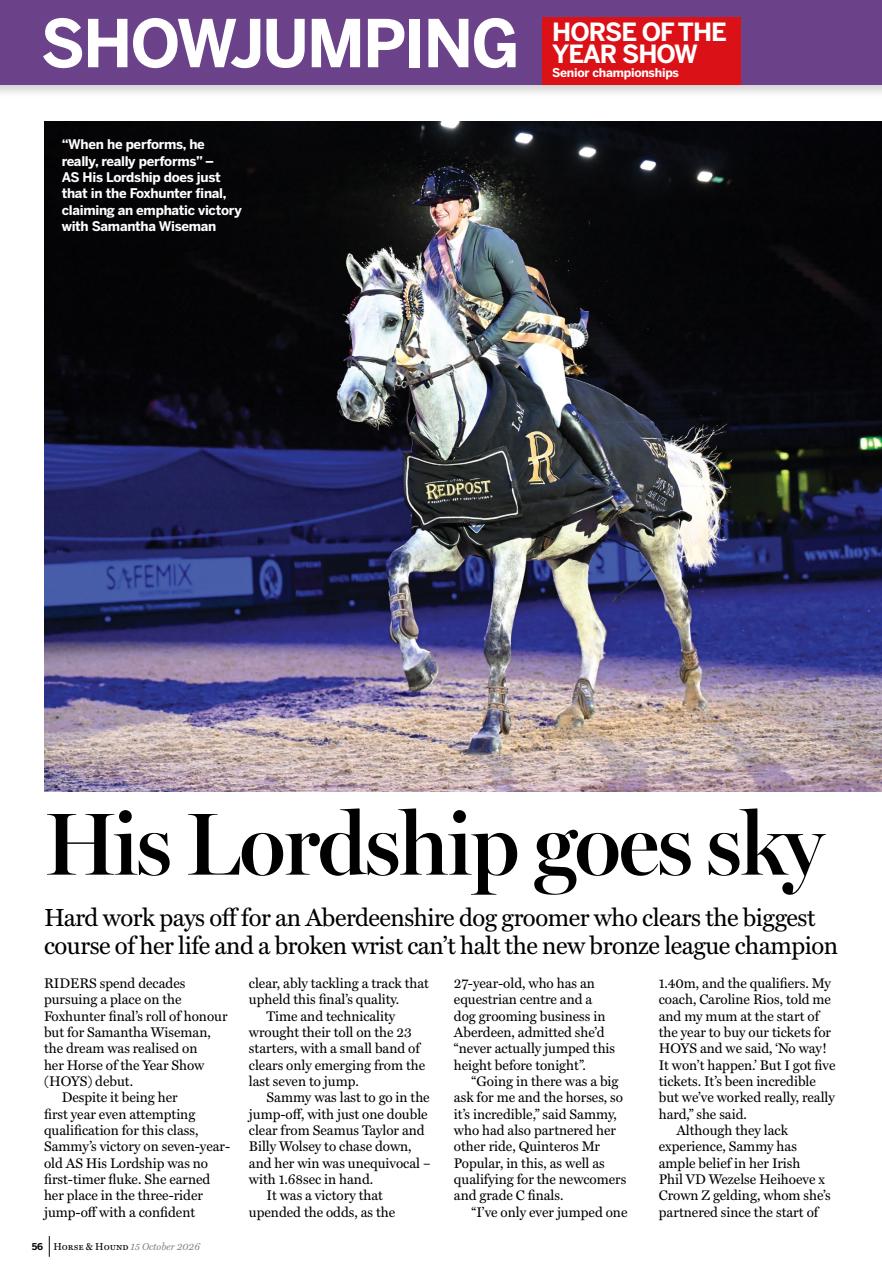 Horse & Hound Preview Pages