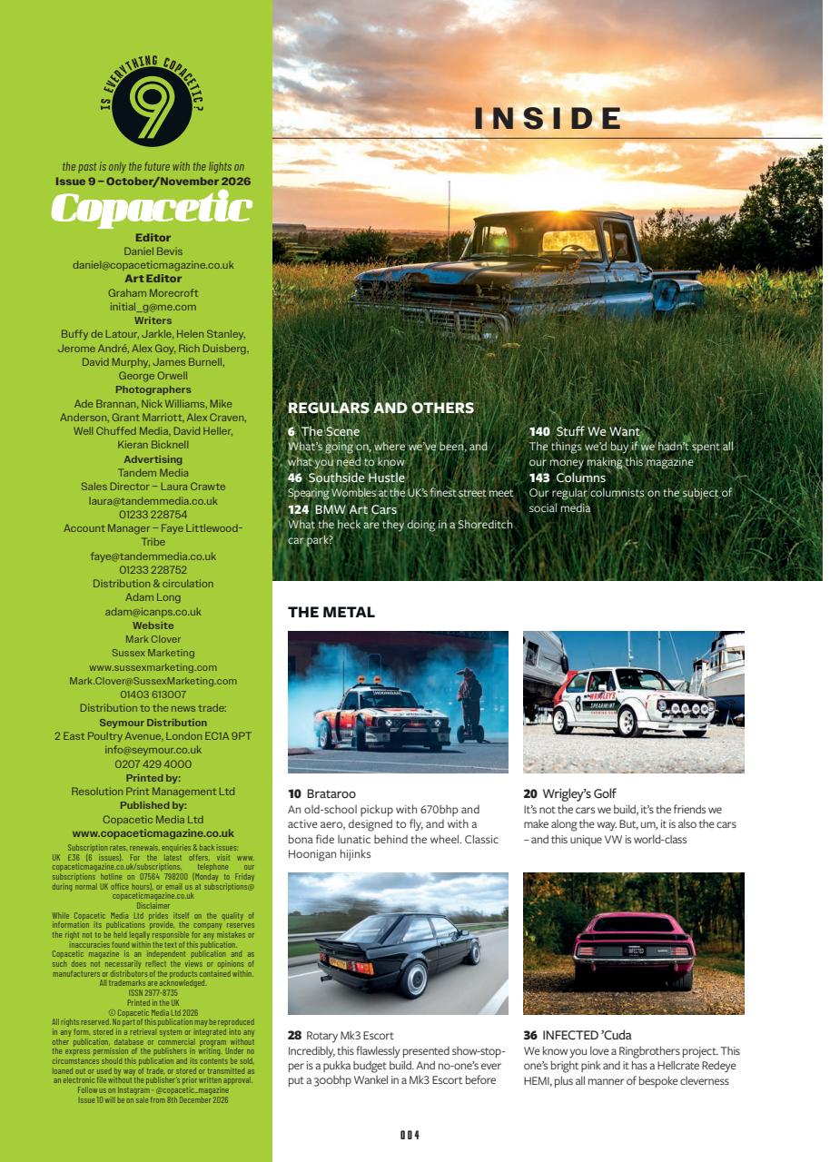Copacetic Preview Pages
