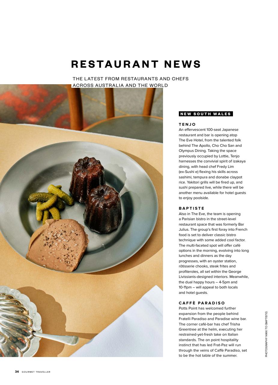 Australian Gourmet Traveller Preview Pages