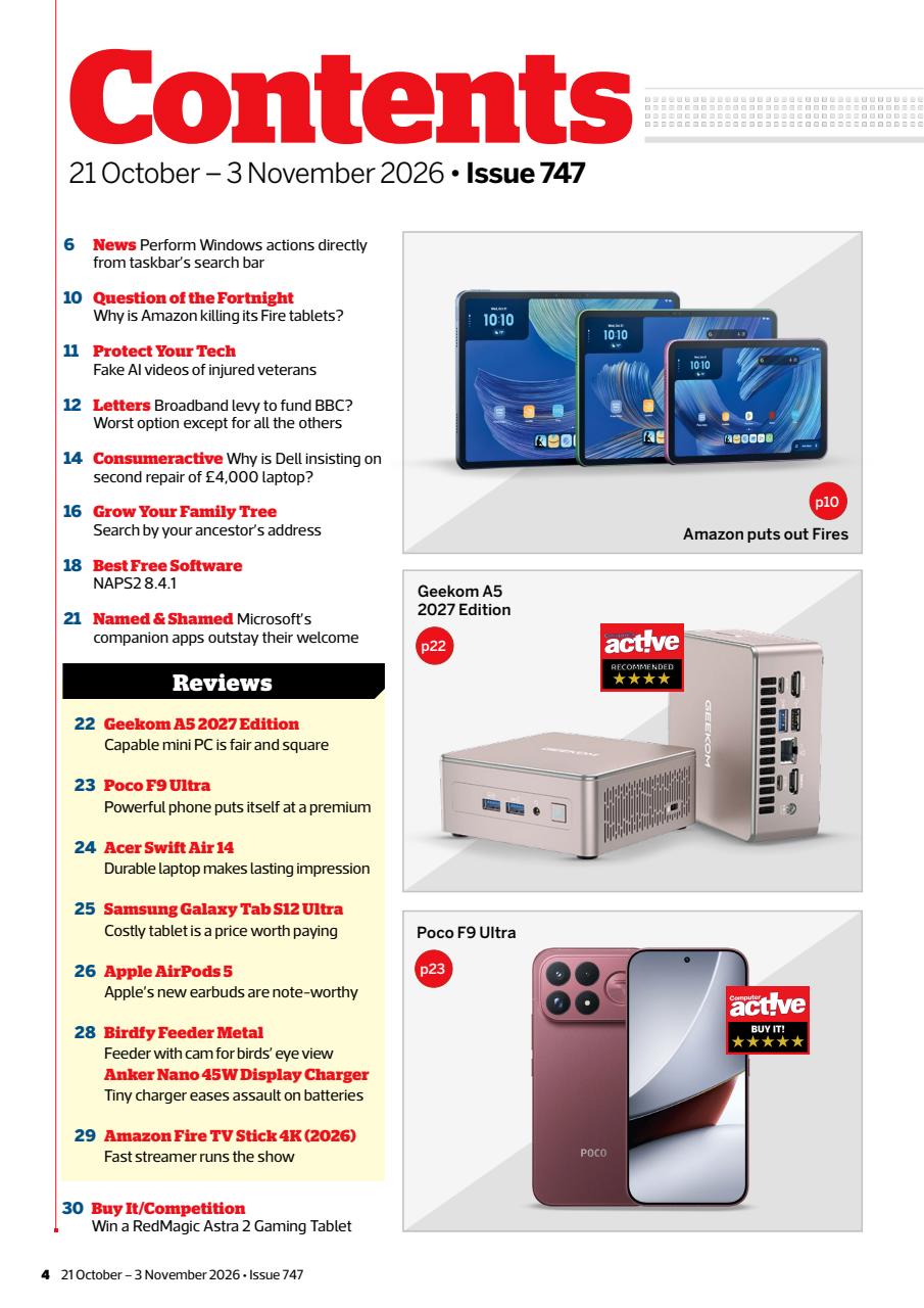 Computer Active Preview Pages