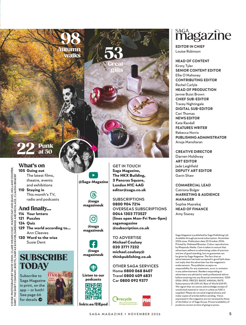 Saga Magazine Preview Pages