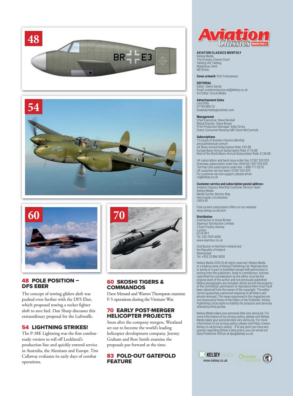 Aviation Classics Monthly Preview Pages