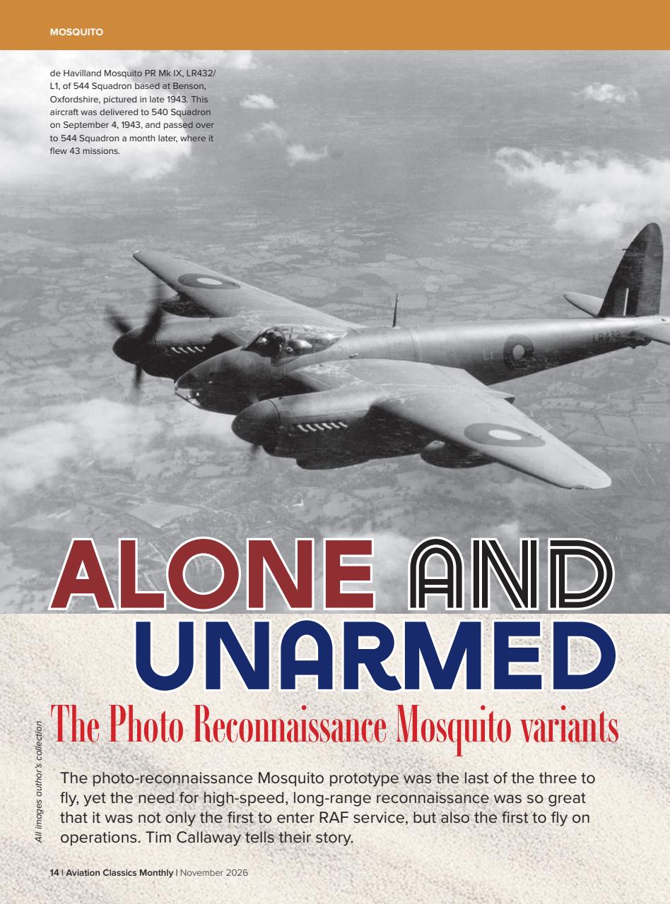 Aviation Classics Monthly Preview Pages