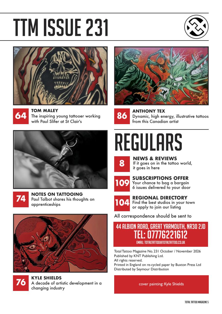 Total Tattoo Preview Pages