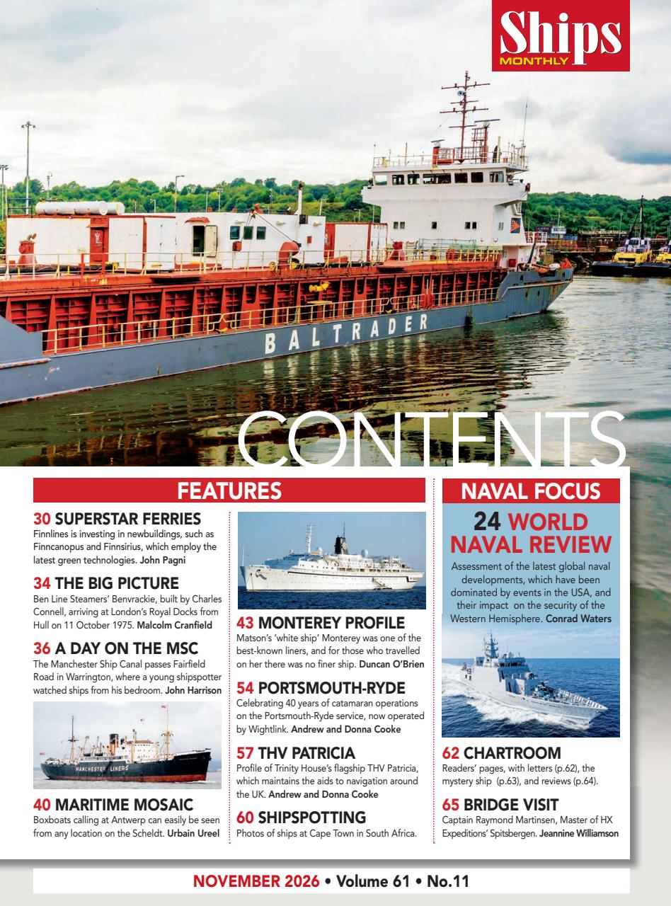 Ships Monthly Preview Pages