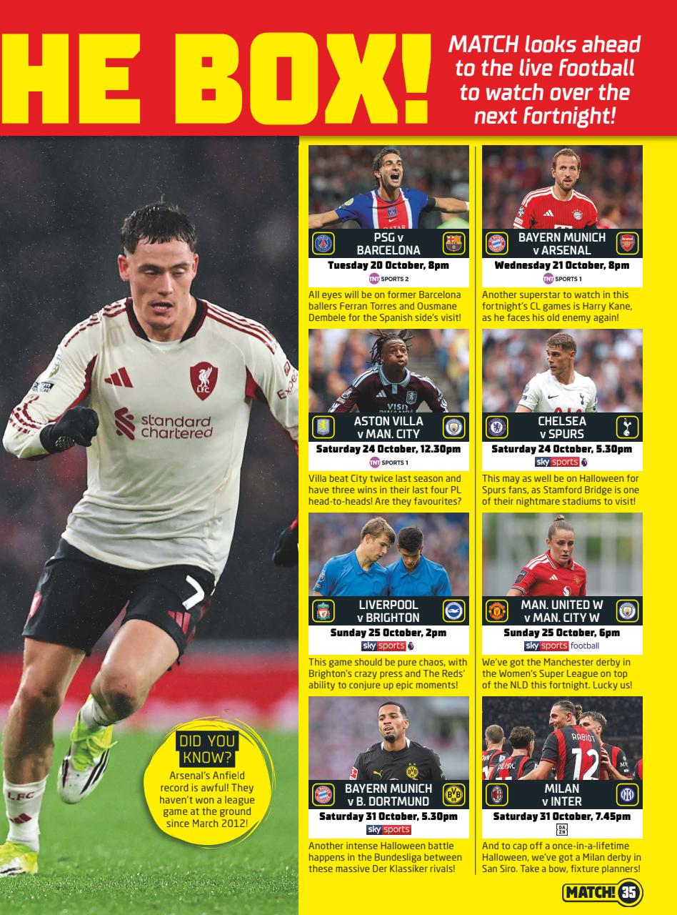 Match Preview Pages