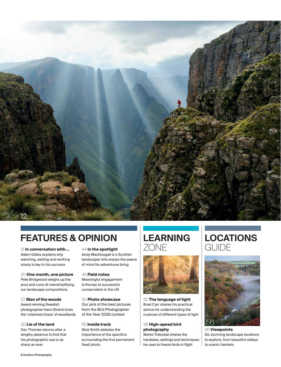 Outdoor Photography Preview Pages
