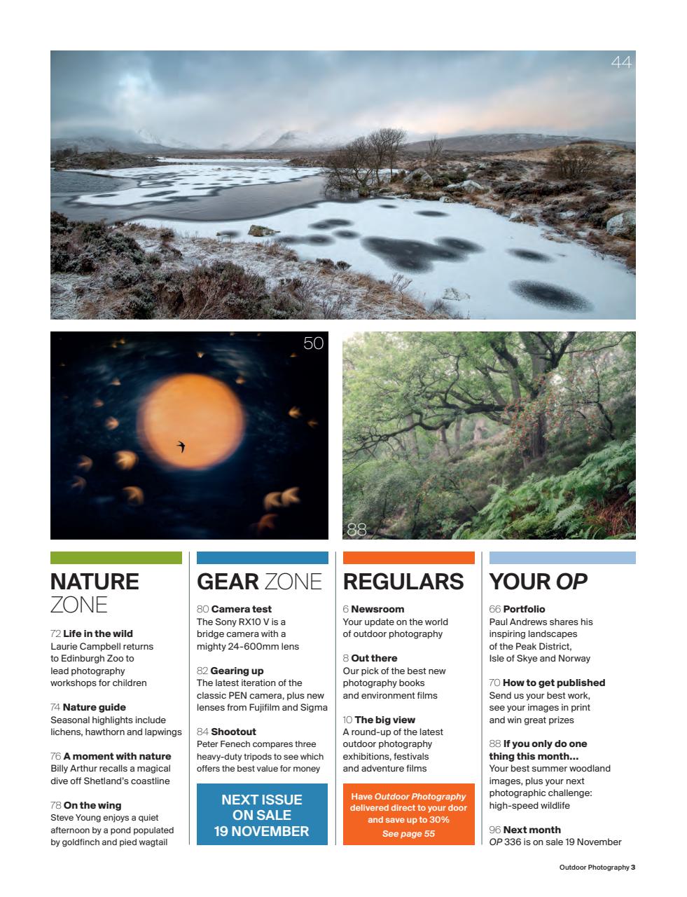 Outdoor Photography Preview Pages
