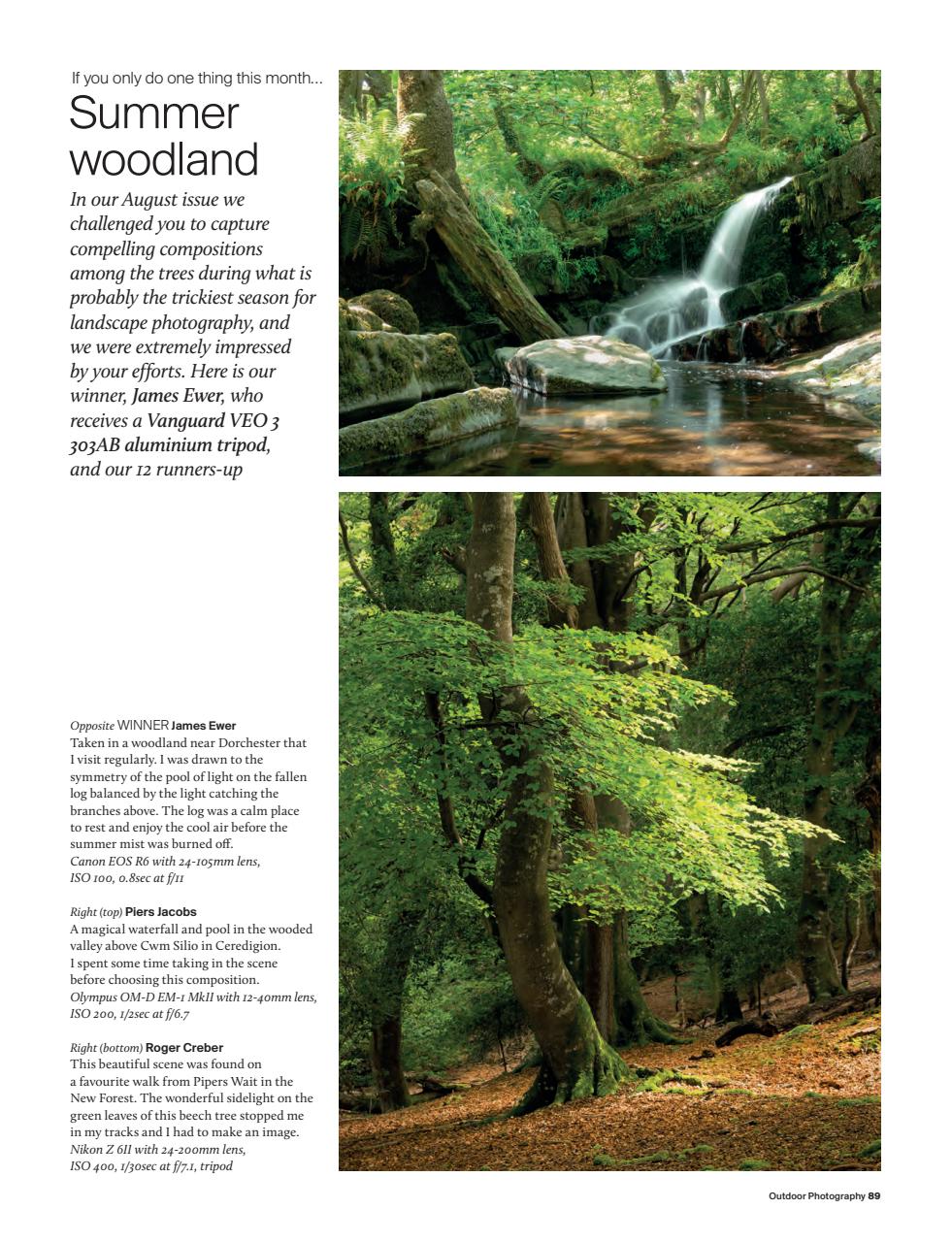 Outdoor Photography Preview Pages