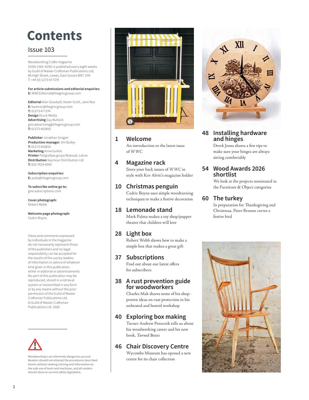 Woodworking Crafts Magazine Preview Pages