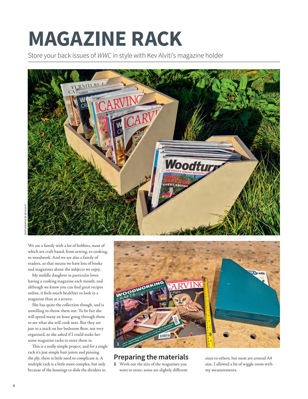 Woodworking Crafts Magazine Preview Pages