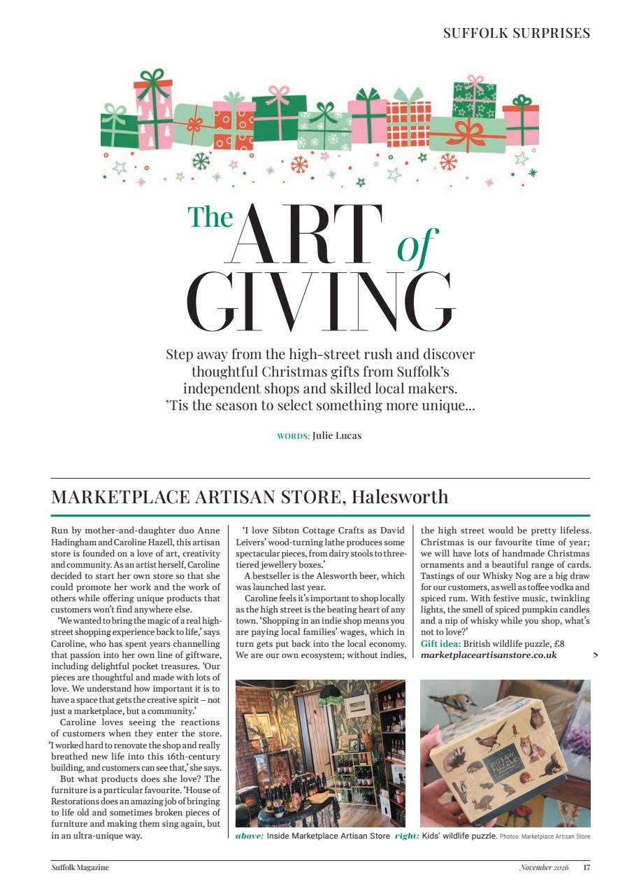 Suffolk Magazine Preview Pages