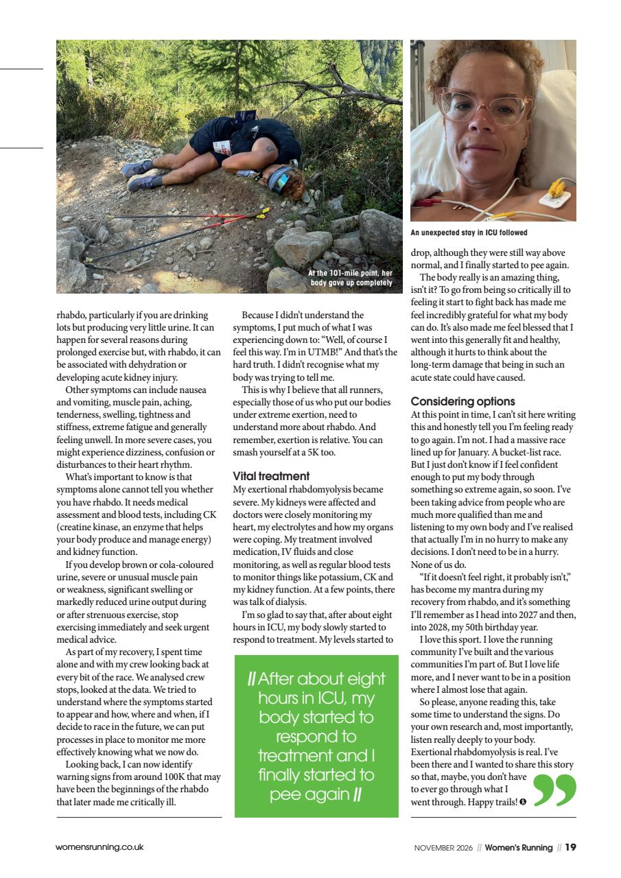 Women’s Running Preview Pages