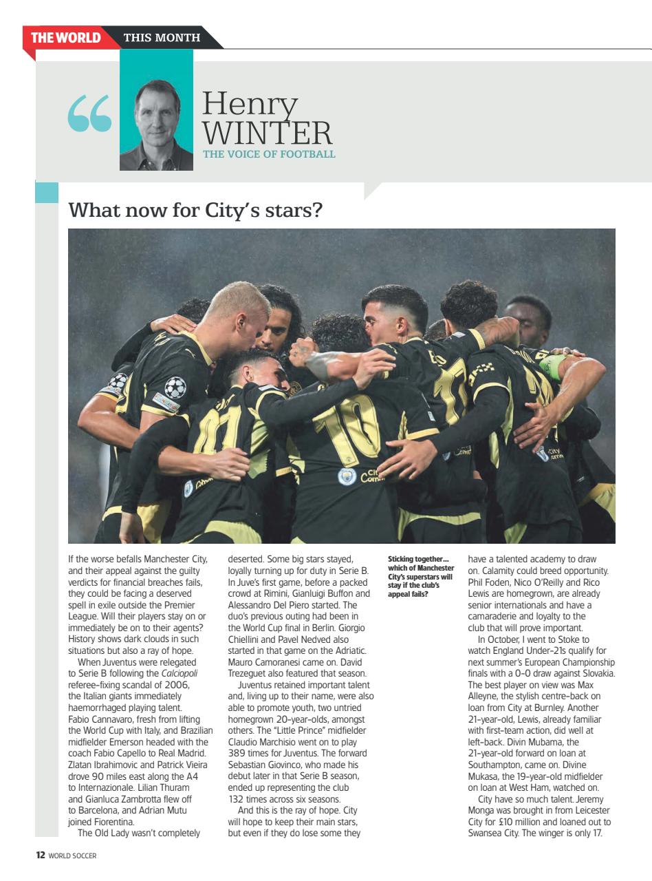World Soccer Preview Pages