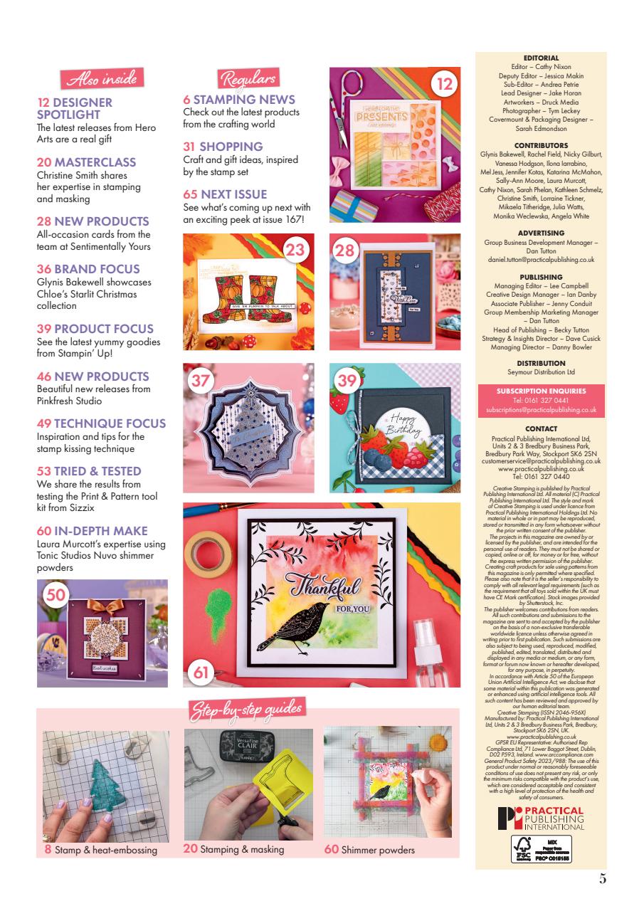 Creative Stamping Preview Pages