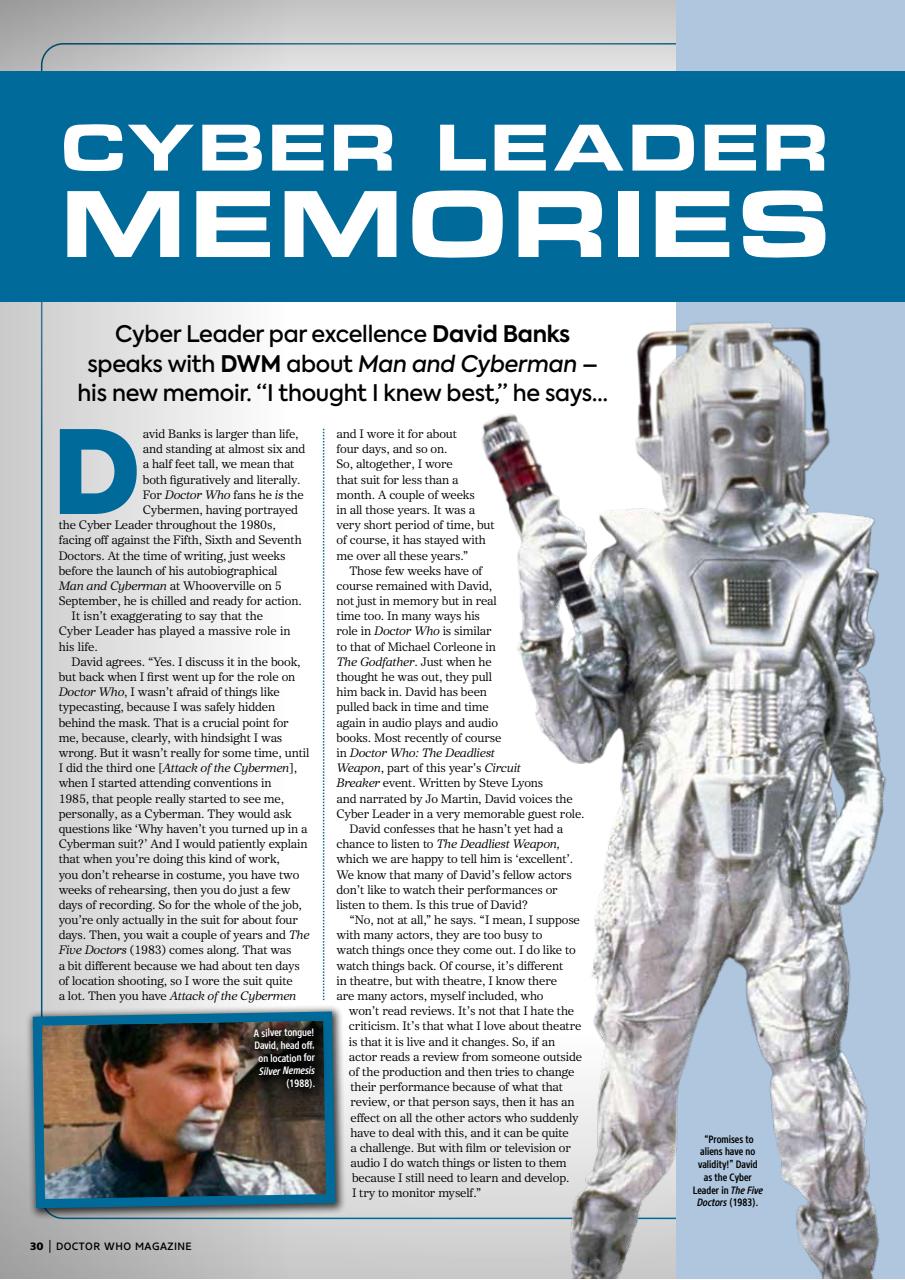 Doctor Who Magazine Preview Pages