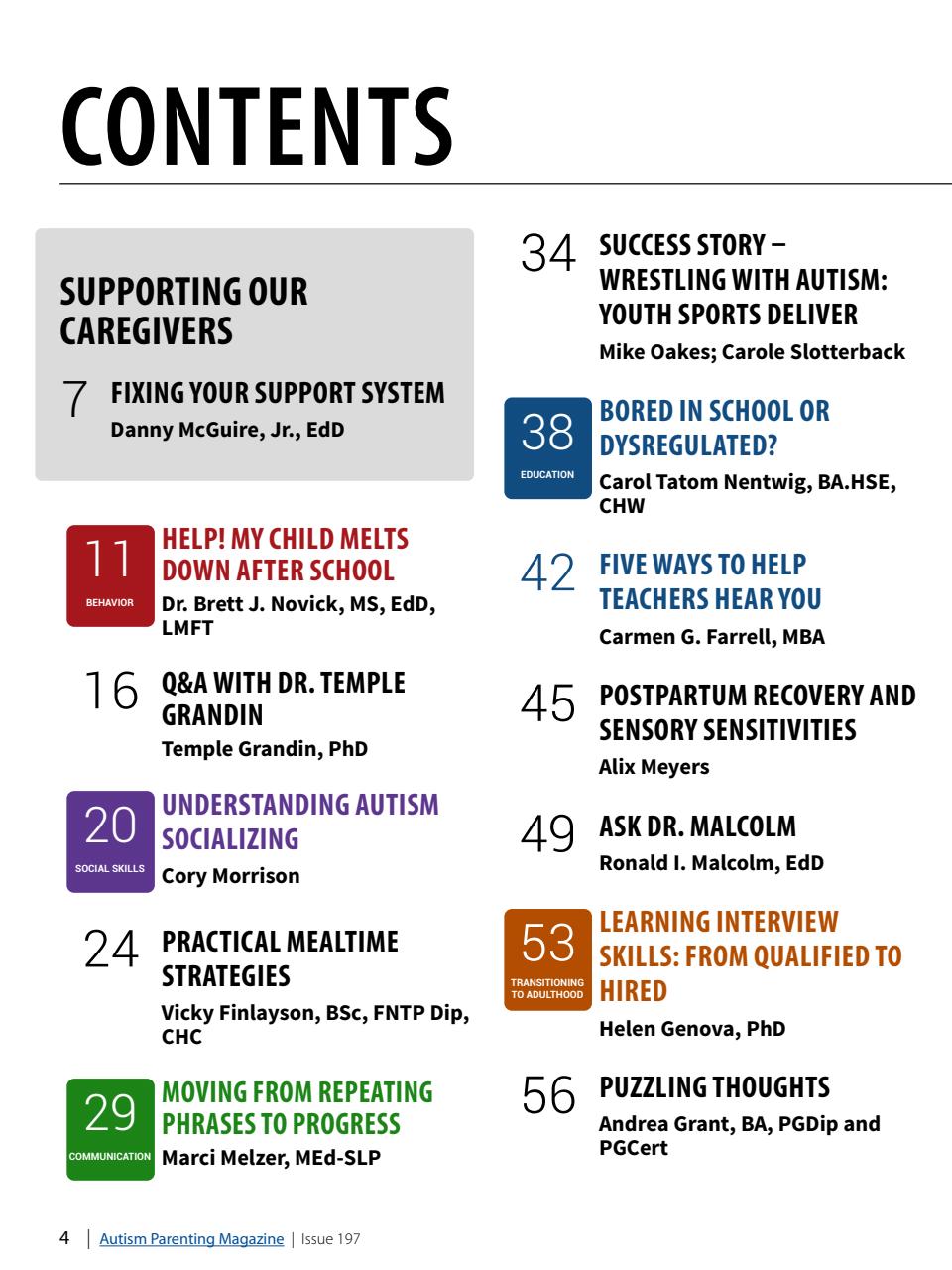 Autism Parenting Preview Pages