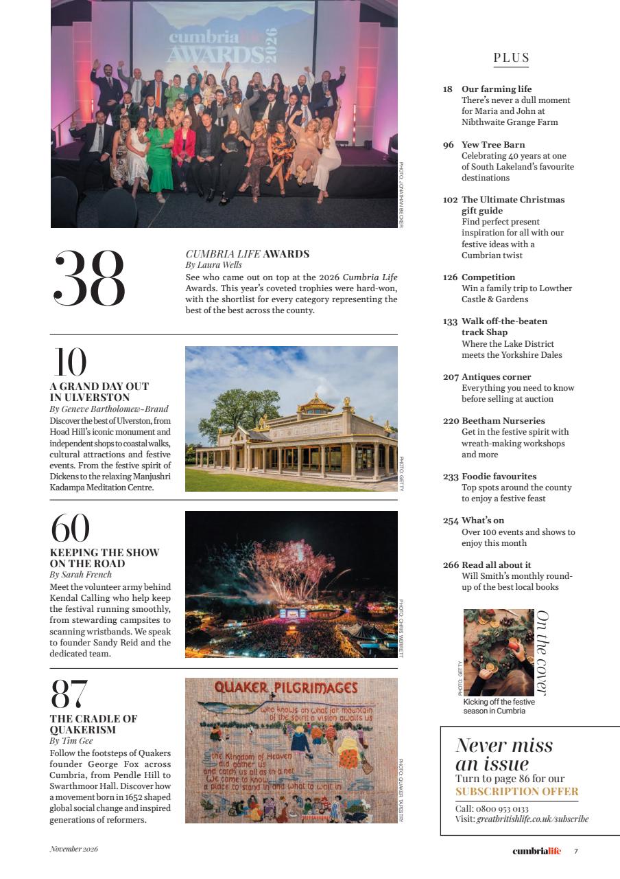 Cumbria Life Preview Pages