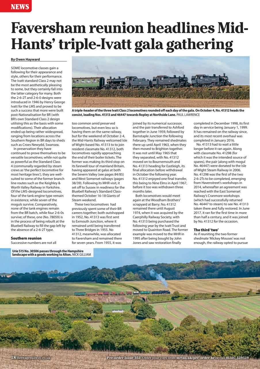 Heritage Railway Preview Pages