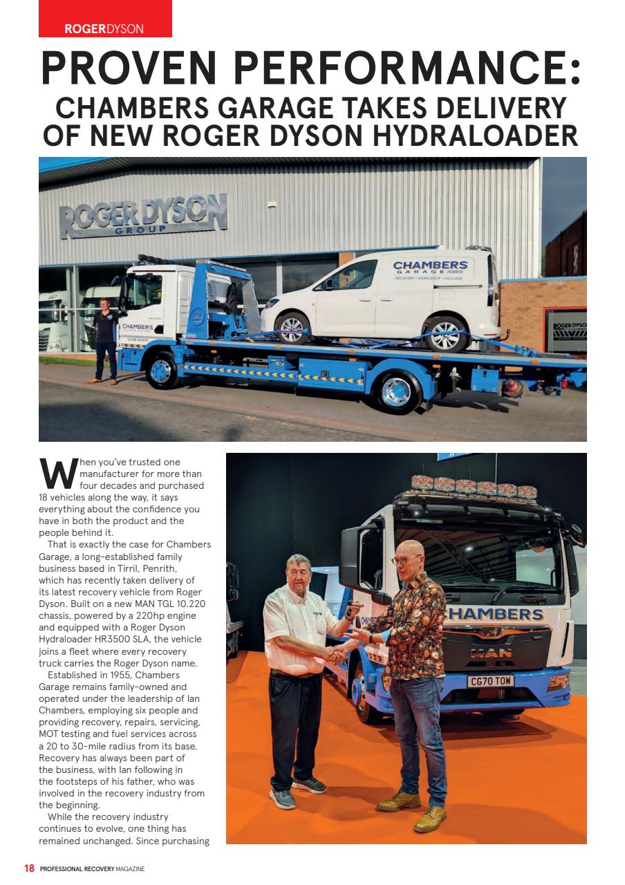 Professional Recovery Magazine Preview Pages